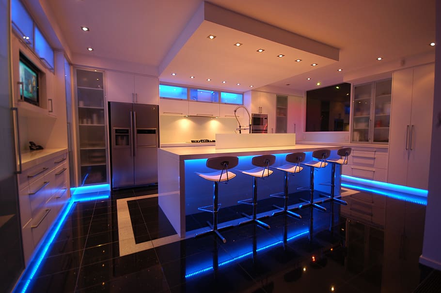 Decora tu casa con luces LED - Guiaarquitectura